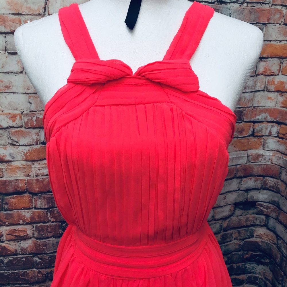💰3 👚for $17 Ark&Co prom party 🎉 dress chiffon Sz lg coral - Picture 3 of 8